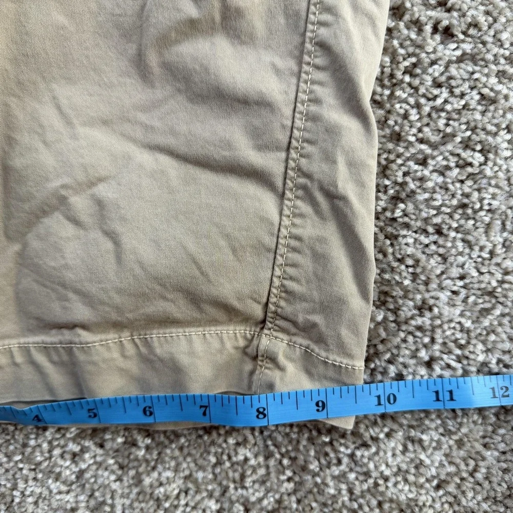 American Eagle Outfitters Chino Shorts Mens 30 Beige Extreme Flex Slim Fit